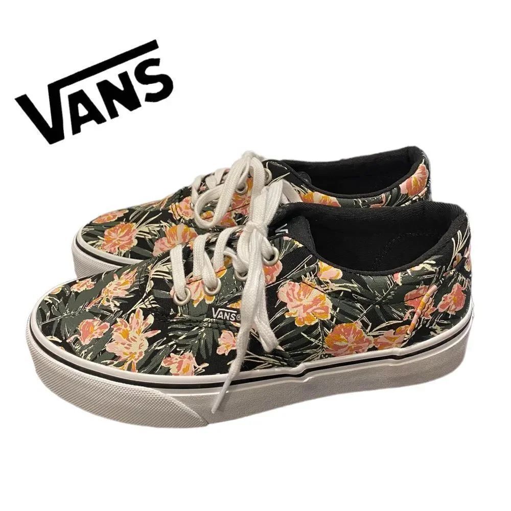 NEW Vans Women's Doheny Palm Floral Lace Sneakers 5 5.5